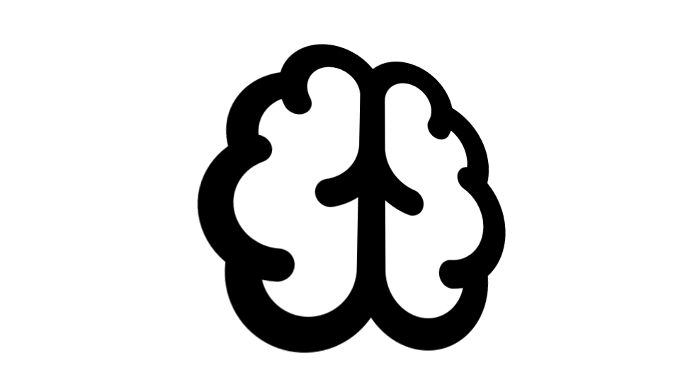 A logo of a brain