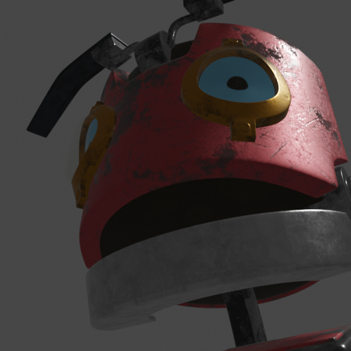 Robot Picture, blenderkit library model