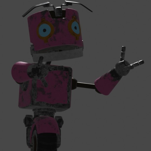 Robot Picture, blenderkit library model